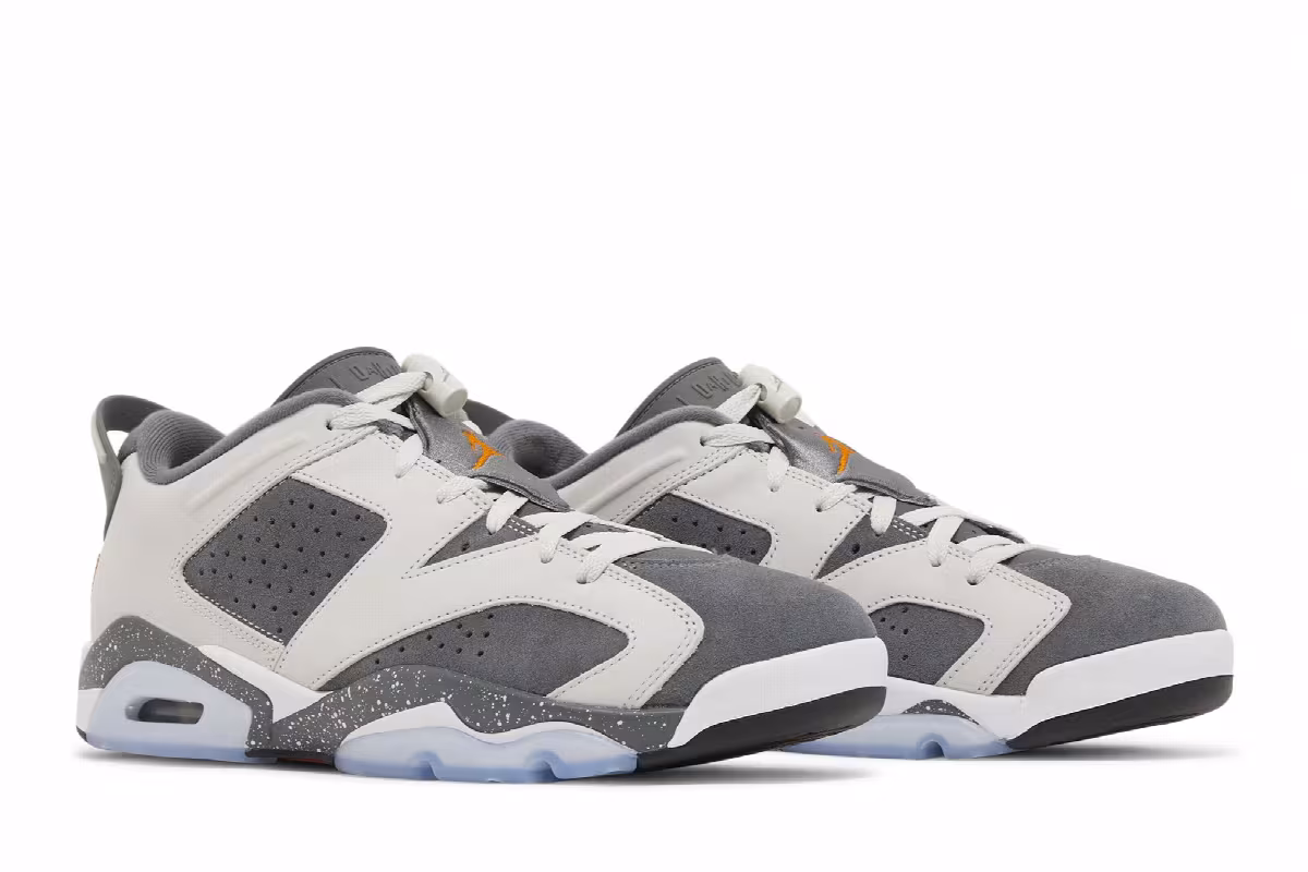 Paris Saint-Germain x Air Jordan 6 Low Iron Grey, view 9