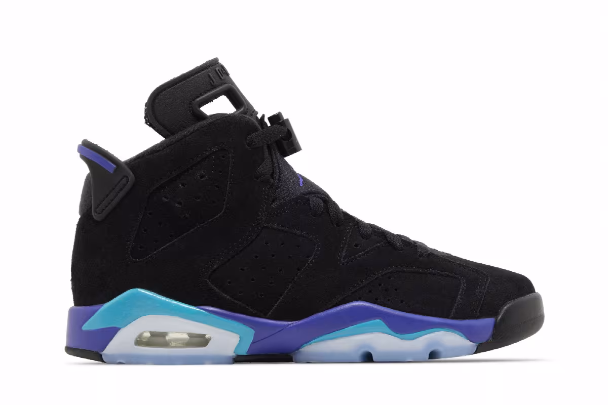 Air Jordan 6 GS Aqua, view 2