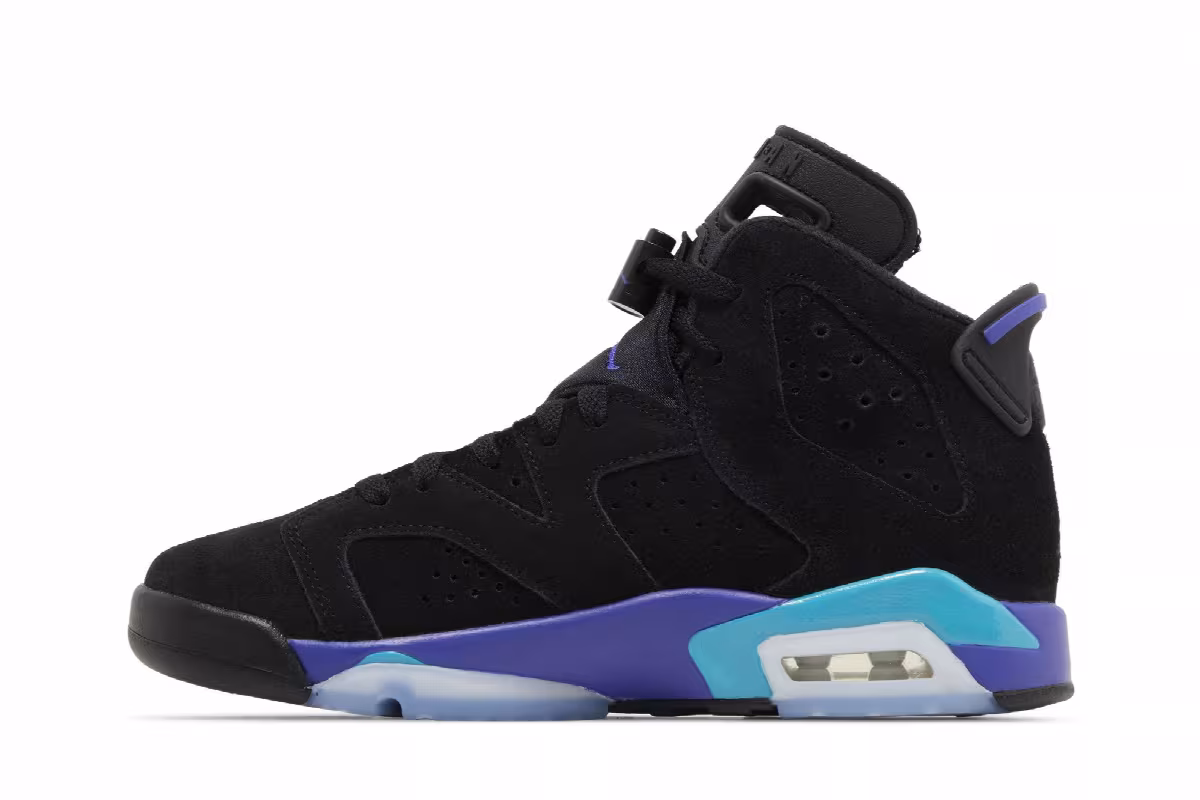 Air Jordan 6 GS Aqua, view 4