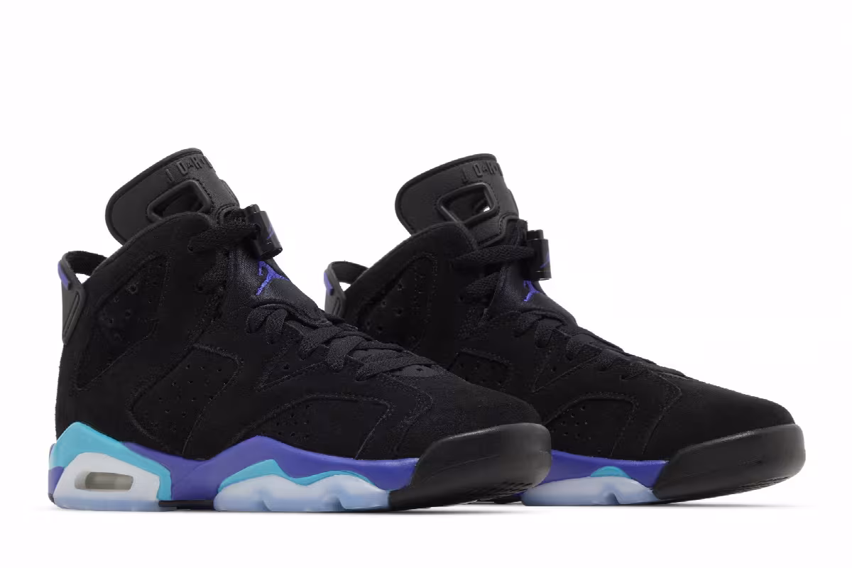 Air Jordan 6 GS Aqua, view 9