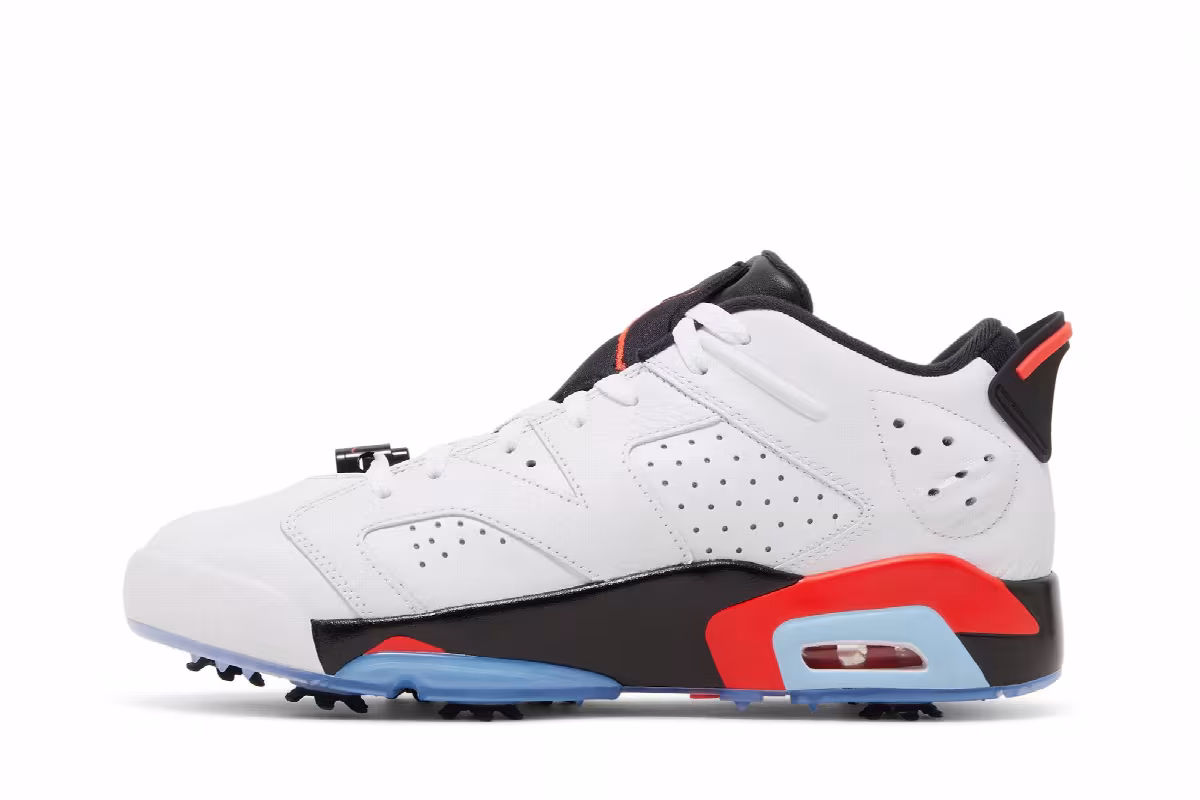 Air Jordan 6 Low Golf White Infrared, view 4