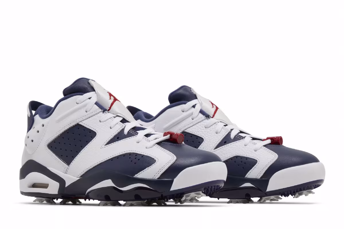 Air Jordan 6 Low Golf Olympic, view 9
