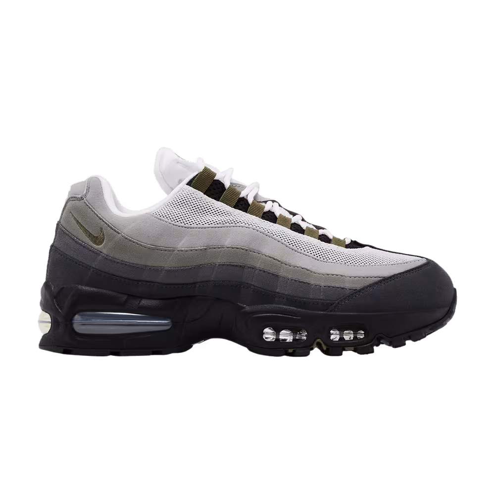 Nike Women's Air Max 95 Big Bubble - Black Medium Olive