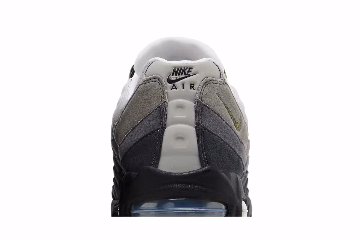 Nike Women's Air Max 95 Big Bubble - Black Medium Olive, view 8