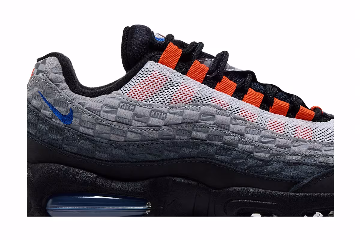 Kith x Nike Air Max 95 GS Knicks, view 3