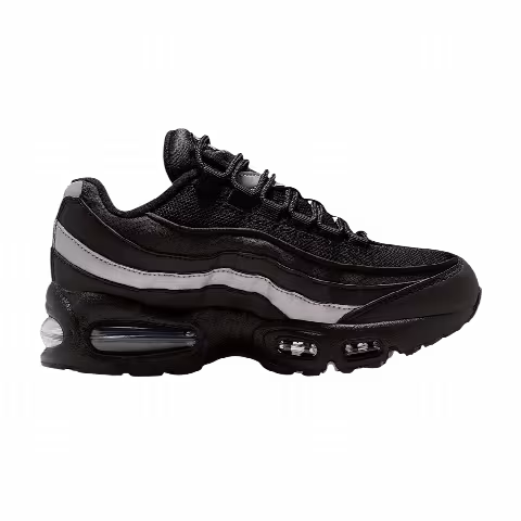 Nike Air Max 95 GS 'Black Metallic Silver'