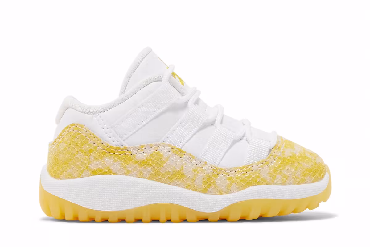 Air Jordan 11 Low TD Yellow Snakeskin, view 2