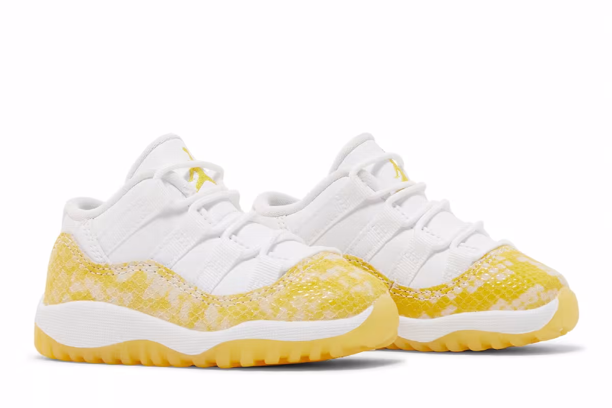 Air Jordan 11 Low TD Yellow Snakeskin, view 9