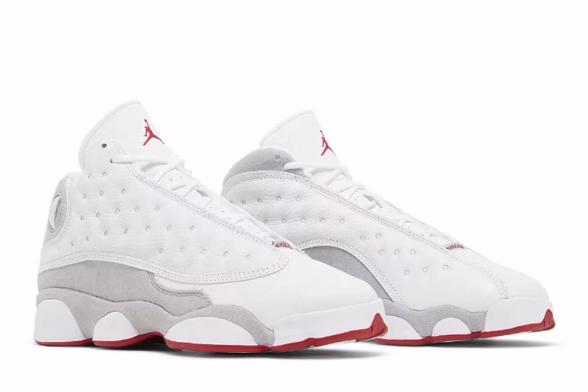 Air Jordan 13 GS White Wolf Grey, view 9