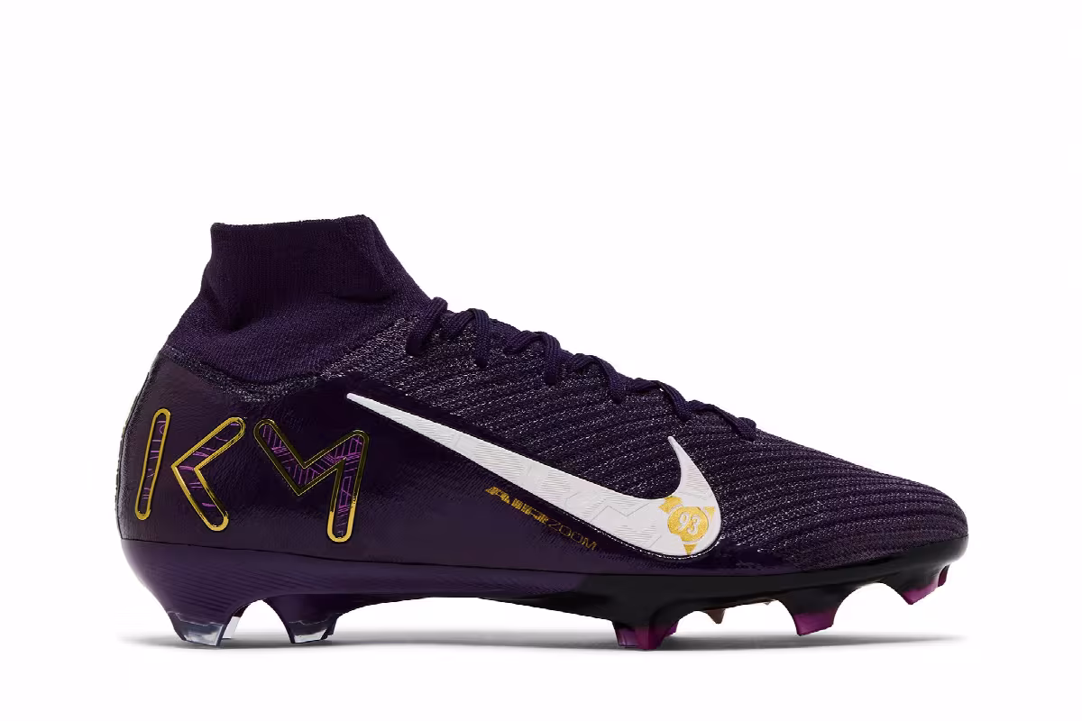 Kylian Mbappé x Nike Zoom Mercurial Superfly 10 Elite FG Grand Purple, view 2