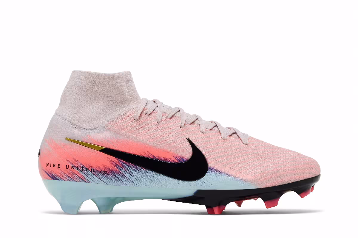 Nike United Mercurial Superfly 10 Elite Silt Red/Racer Blue, view 2