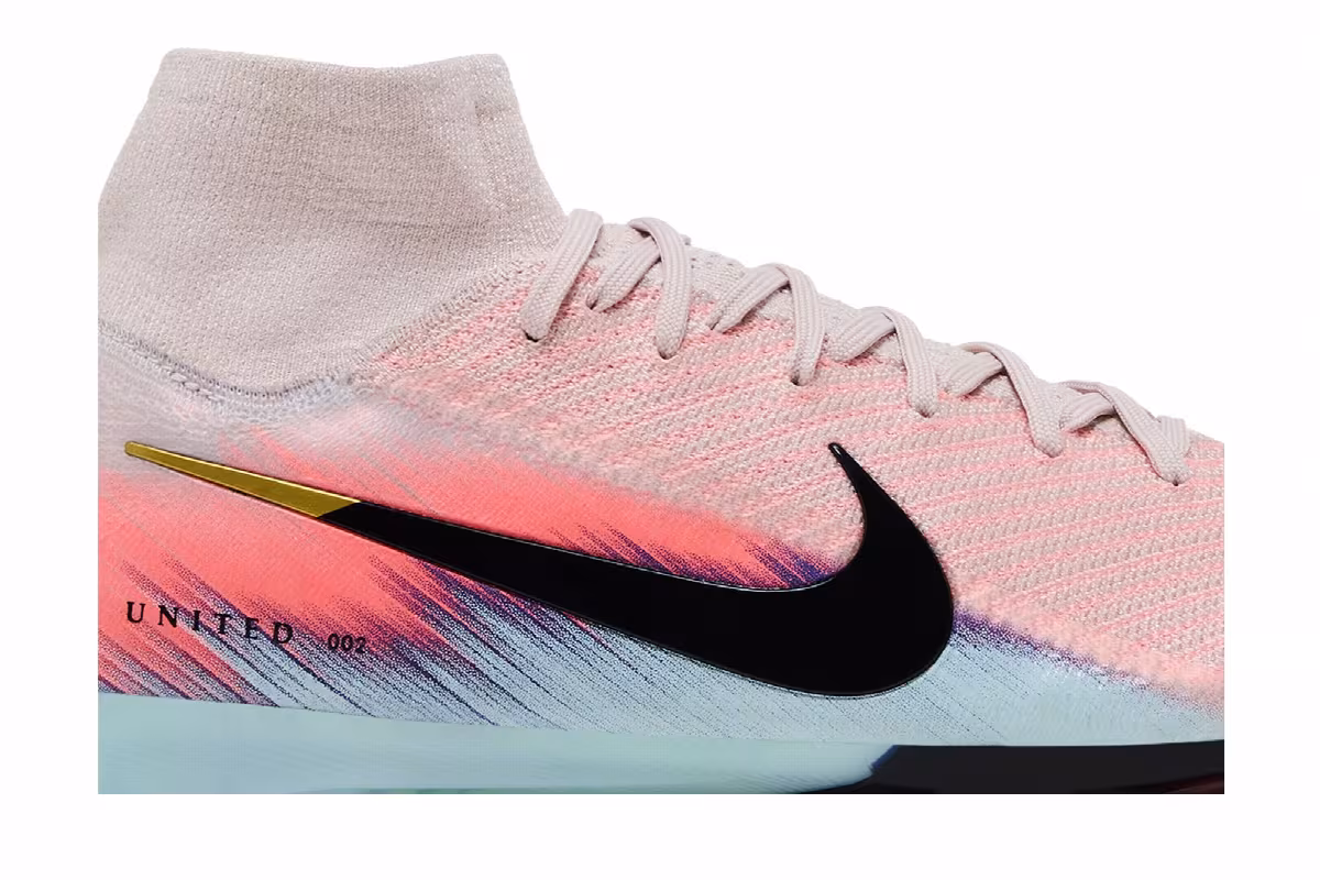 Nike United Mercurial Superfly 10 Elite Silt Red/Racer Blue, view 3