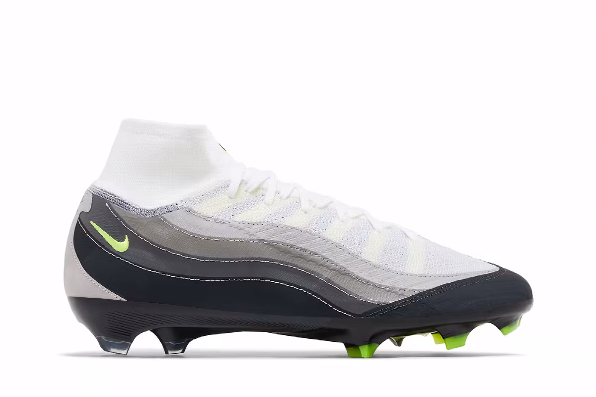 Nike Zoom Mercurial Superfly 10 Elite FG Air Max 95 Neon, view 2