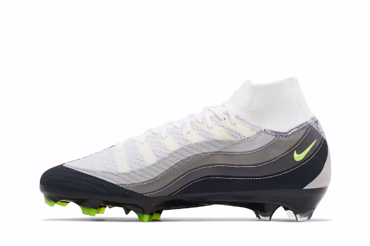 Nike Zoom Mercurial Superfly 10 Elite FG Air Max 95 Neon, view 4