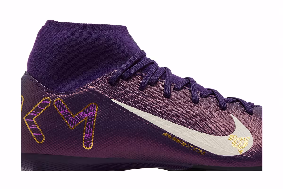 Kylian Mbappé x Nike Zoom Mercurial Superfly 10 Academy MG Grand Purple, view 3