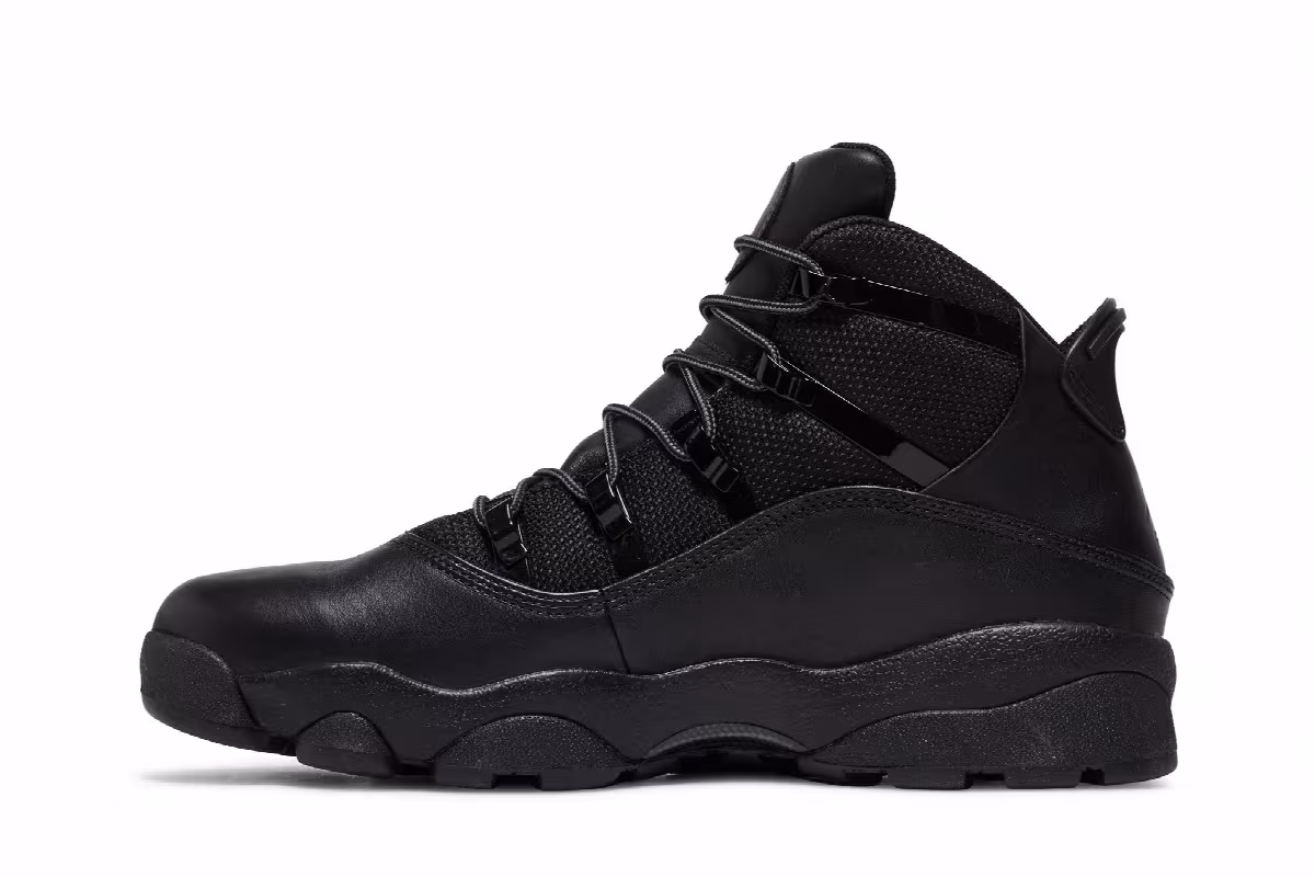 Air Jordan Winterized 6 Rings Black 2023, view 4