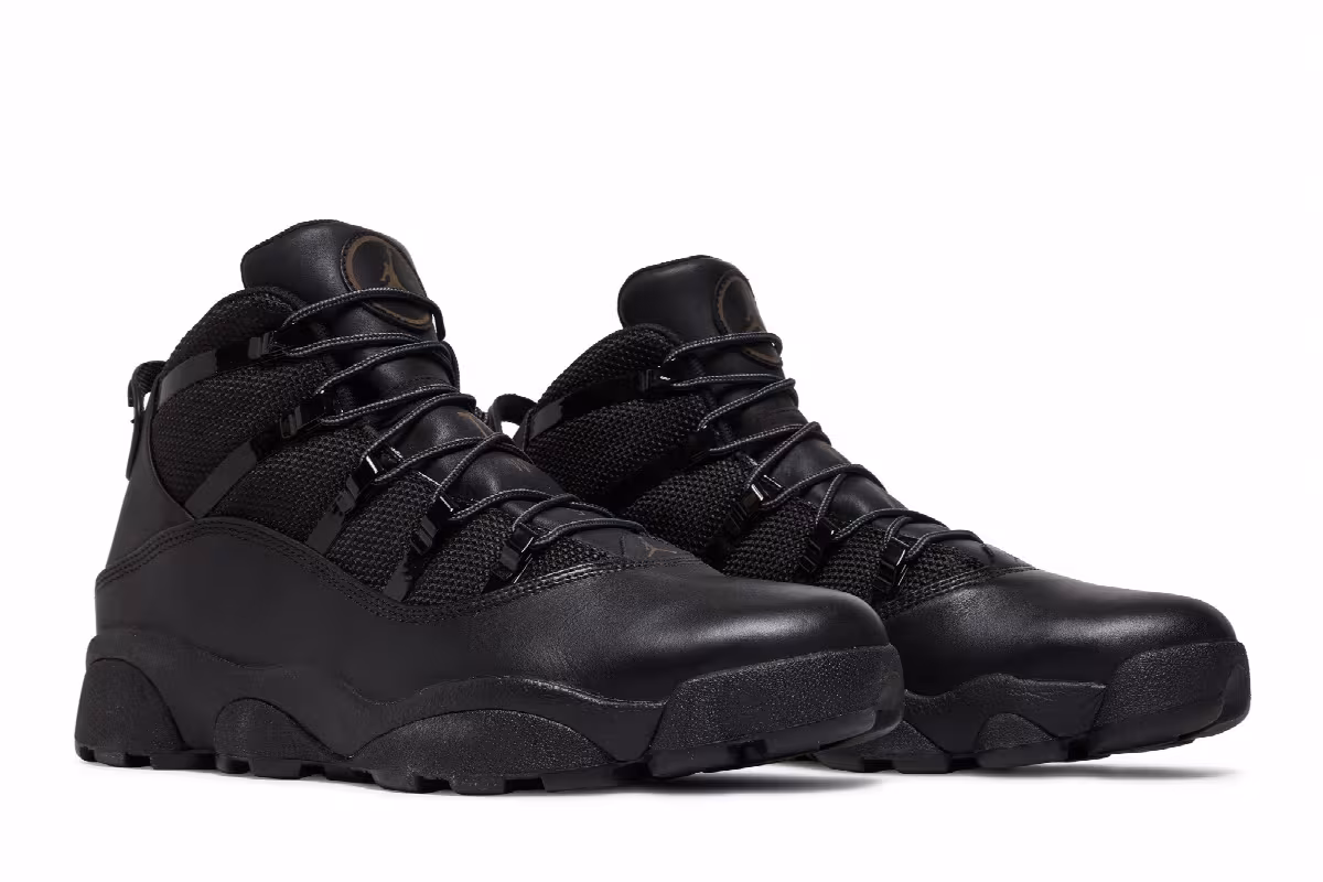 Air Jordan Winterized 6 Rings Black 2023, view 9