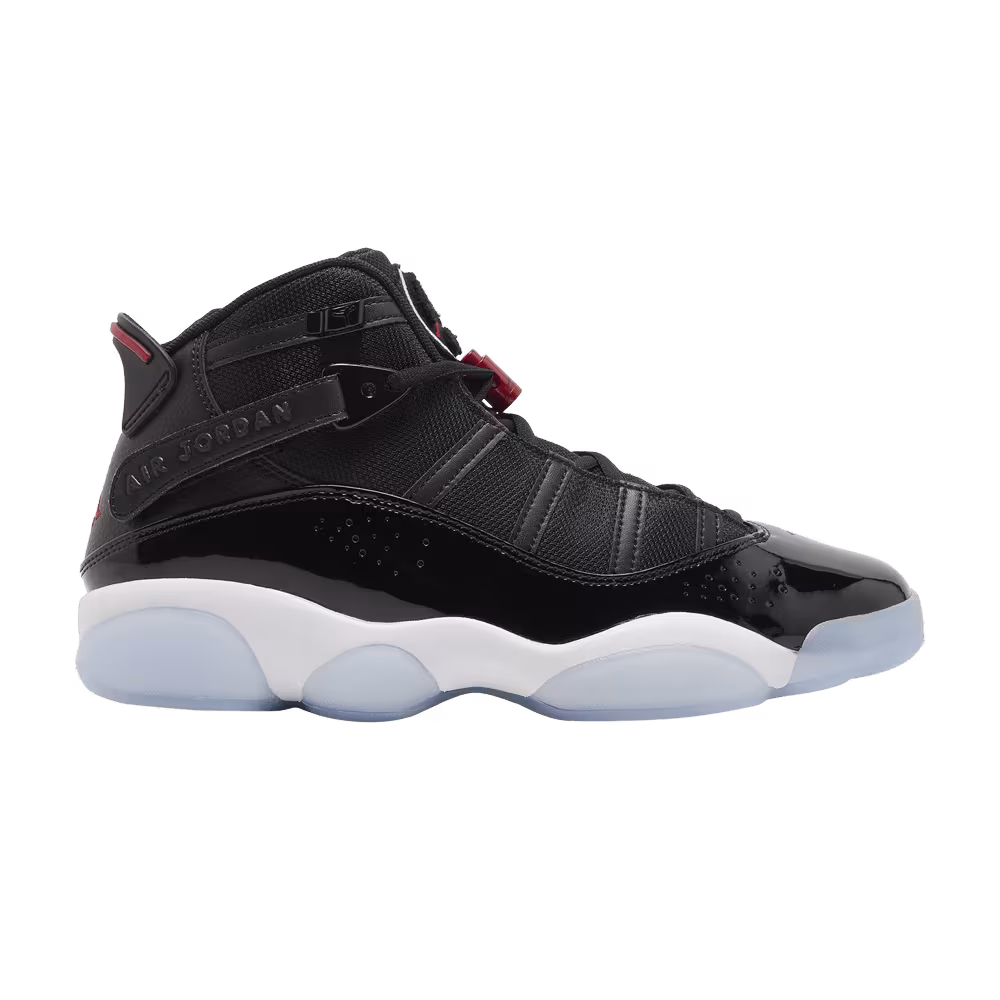 Air Jordan 6 Rings Black Gym Red