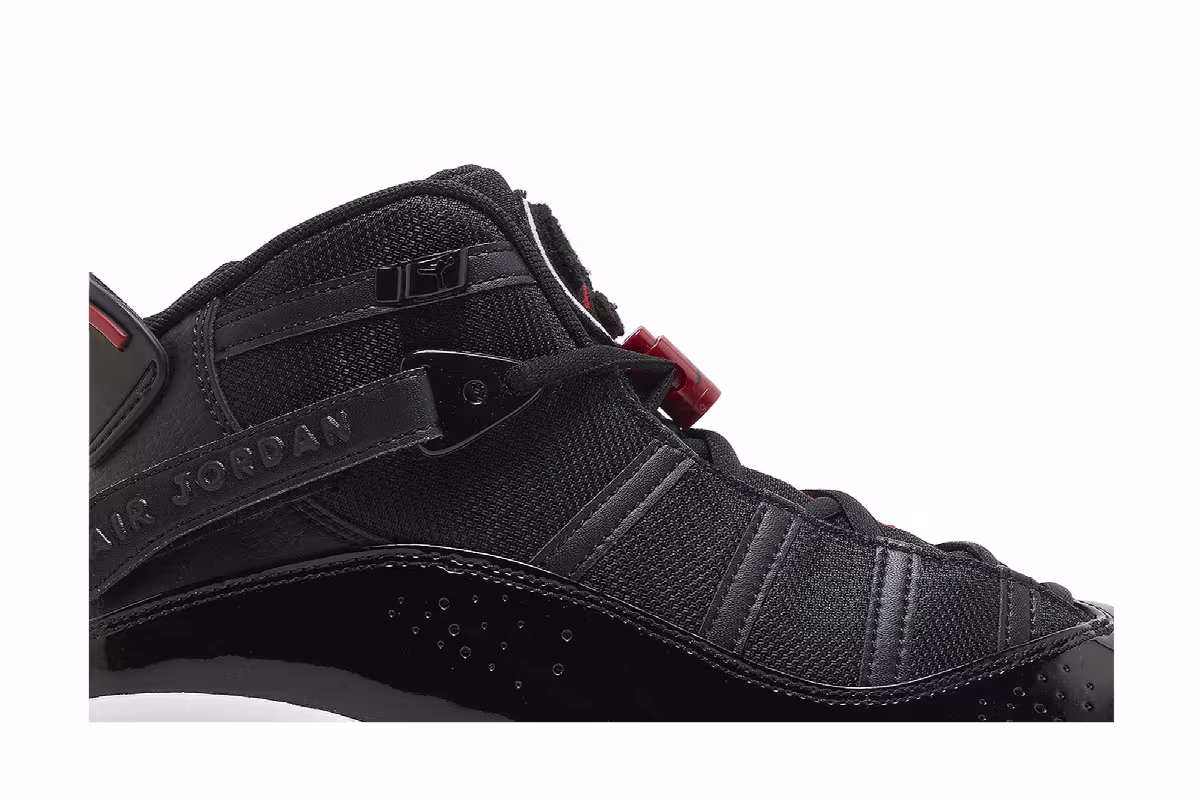 Air Jordan 6 Rings Black Gym Red, view 3