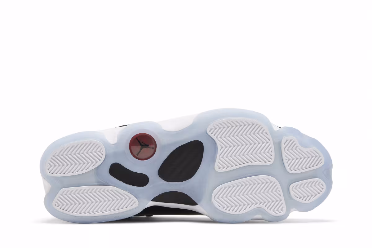 Air Jordan 6 Rings Black Gym Red, view 5
