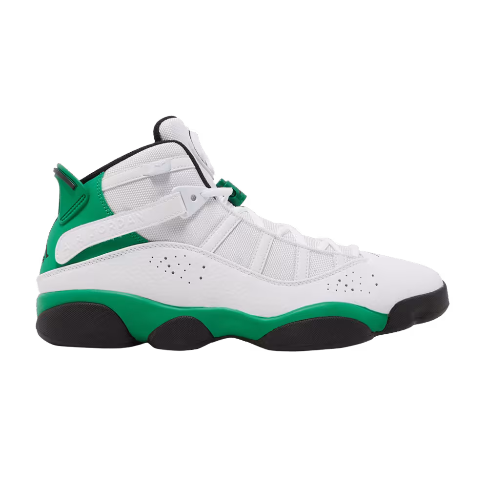 Air Jordan 6 Rings White Lucky Green