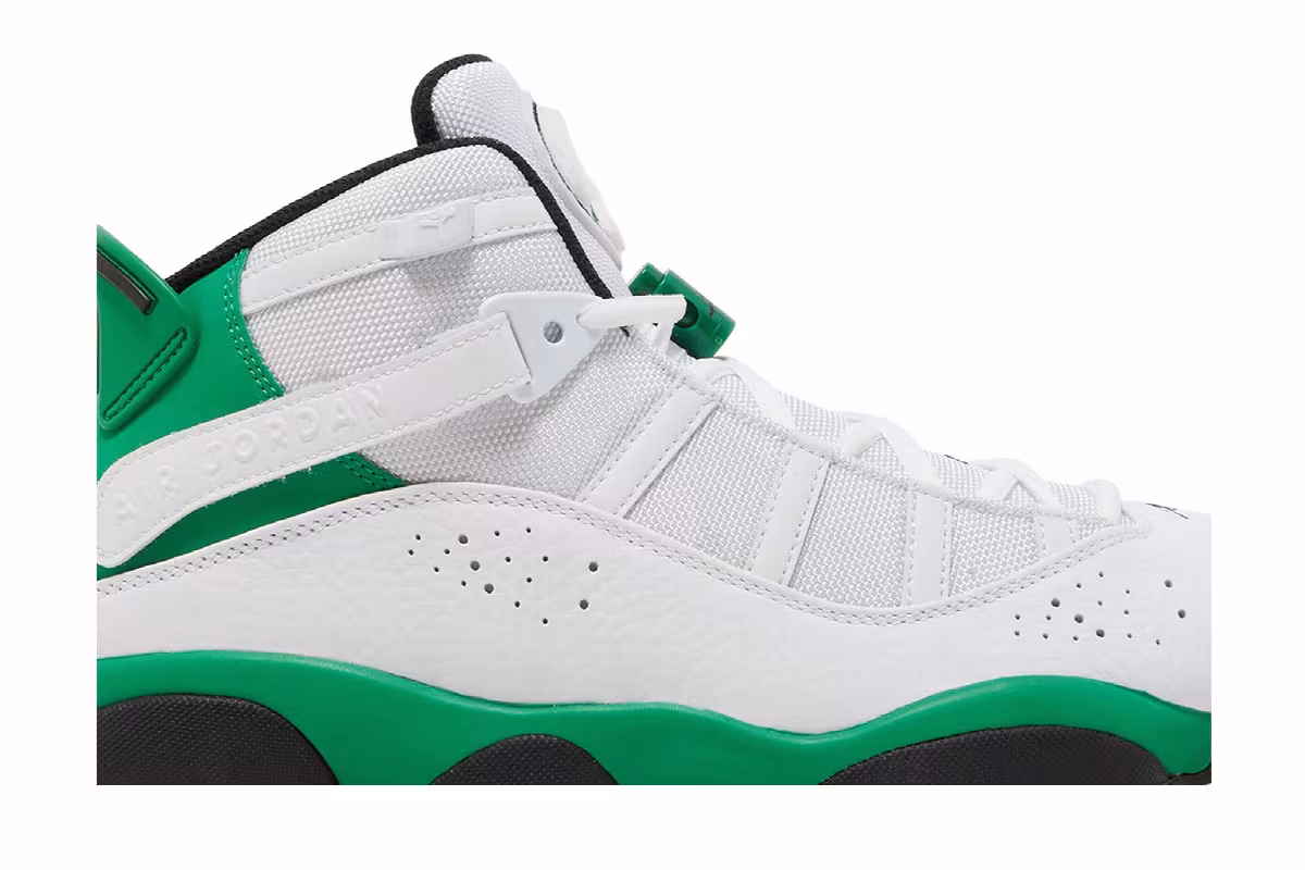 Air Jordan 6 Rings White Lucky Green, view 3