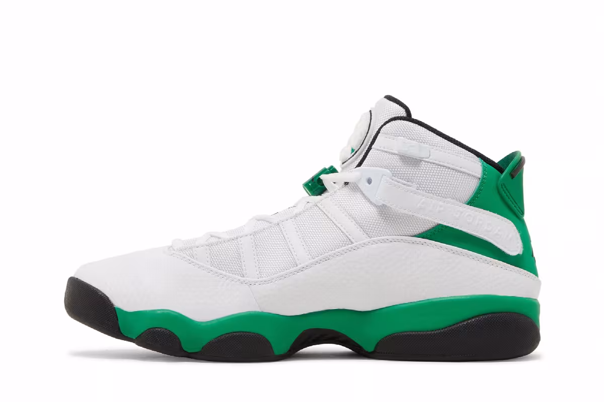 Air Jordan 6 Rings White Lucky Green, view 4