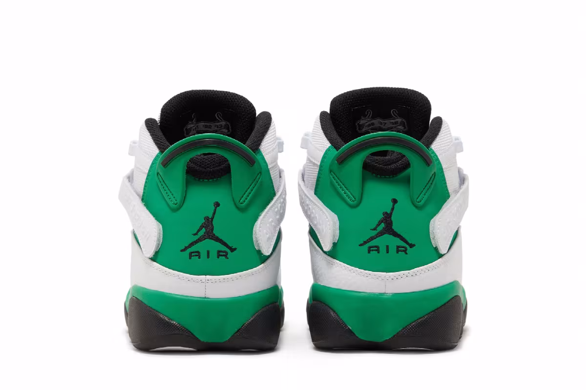Air Jordan 6 Rings White Lucky Green, view 7