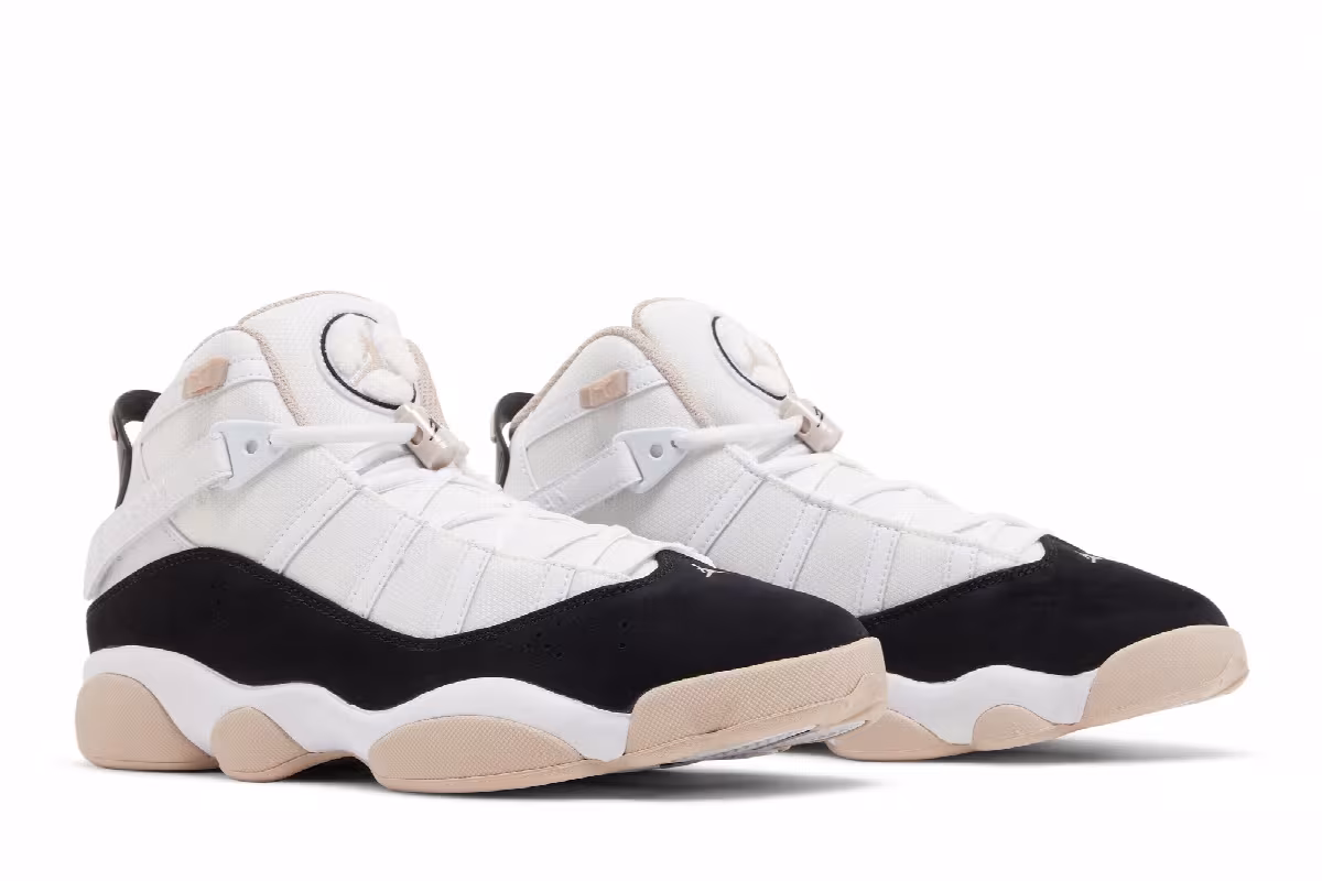 Air Jordan 6 Rings Fossil Stone, view 9