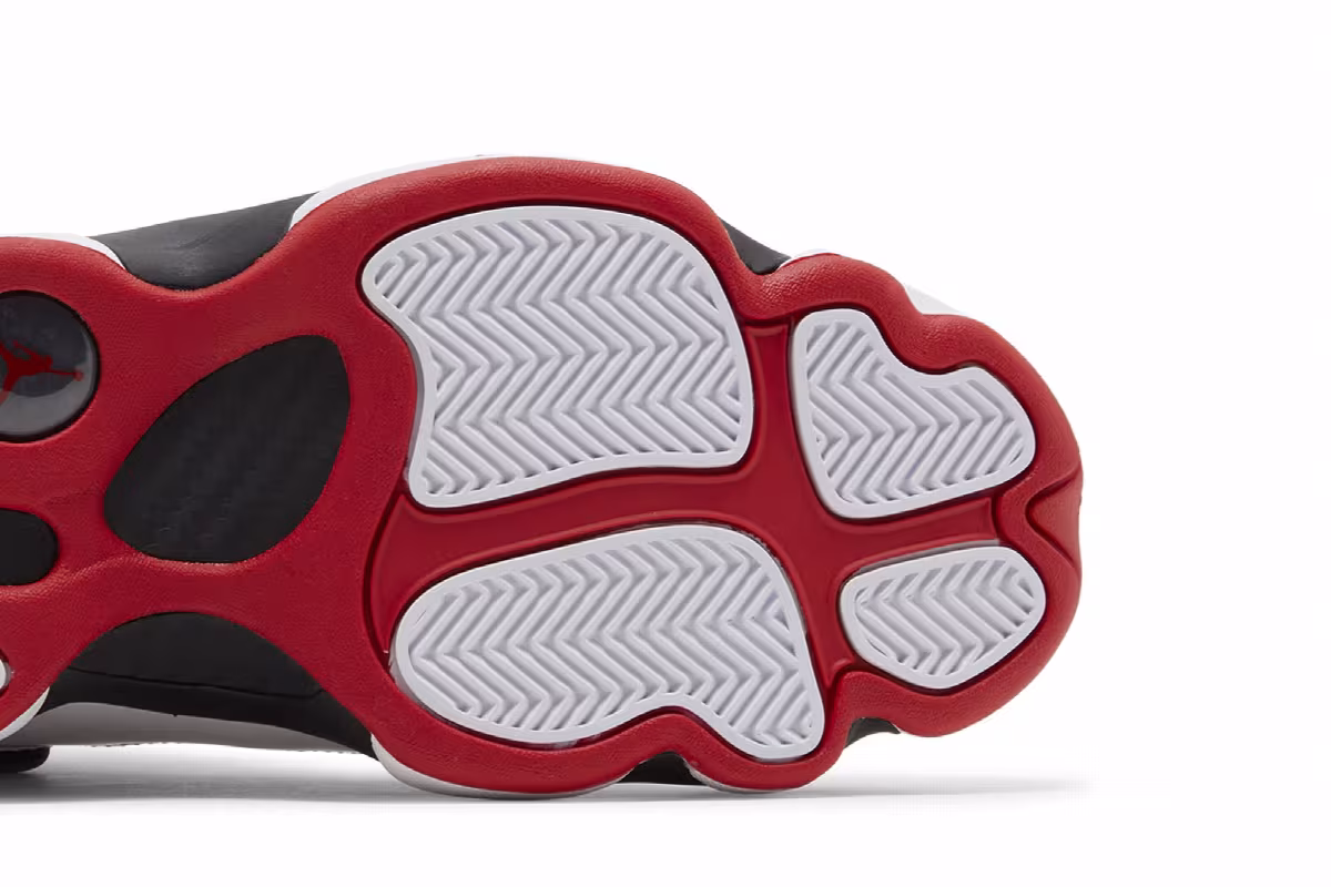 Air Jordan 6 Rings Black Varsity Red, view 6
