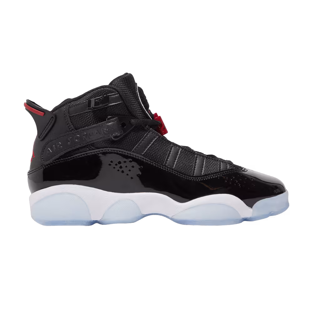 Air Jordan 6 Rings GS Black Gym Red