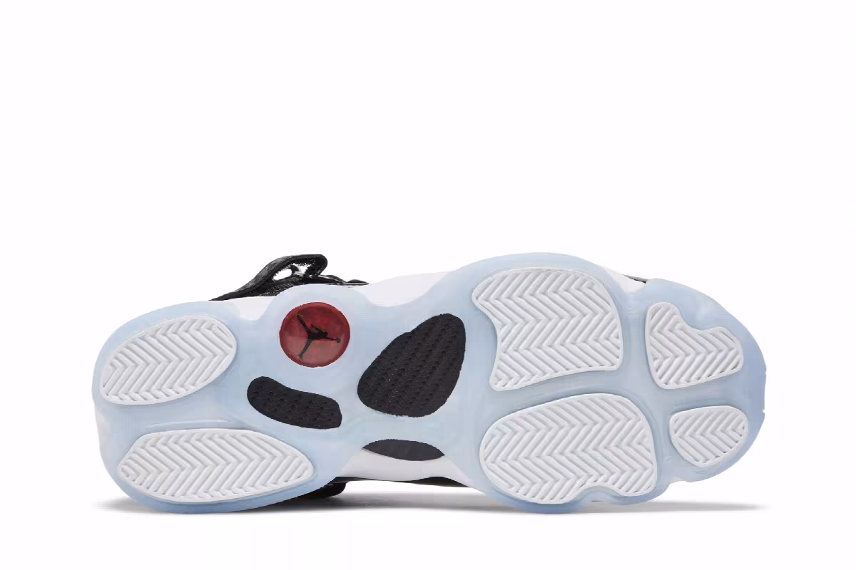 Air Jordan 6 Rings GS Black Gym Red, view 5