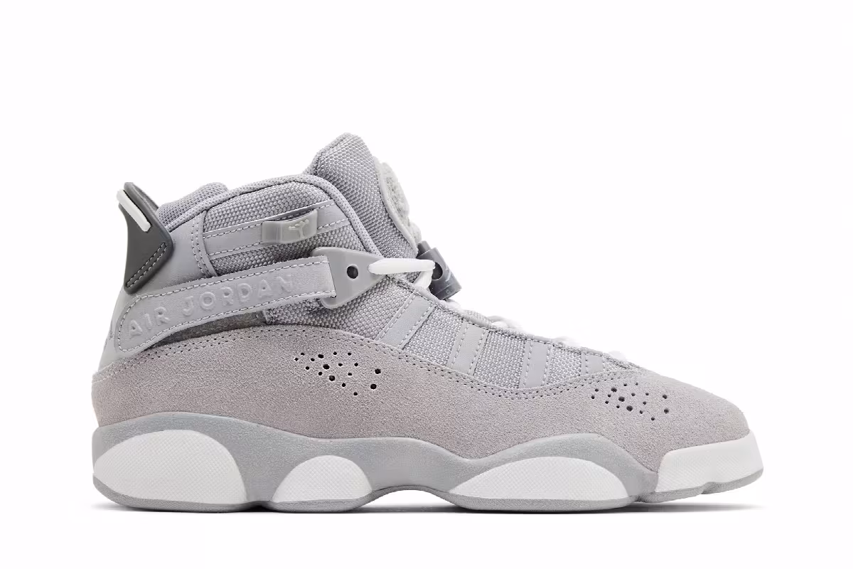 Air Jordan 6 Rings GS Wolf Grey, view 2