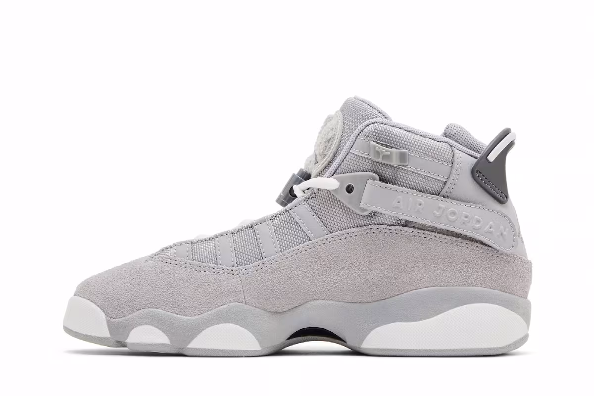 Air Jordan 6 Rings GS Wolf Grey, view 4