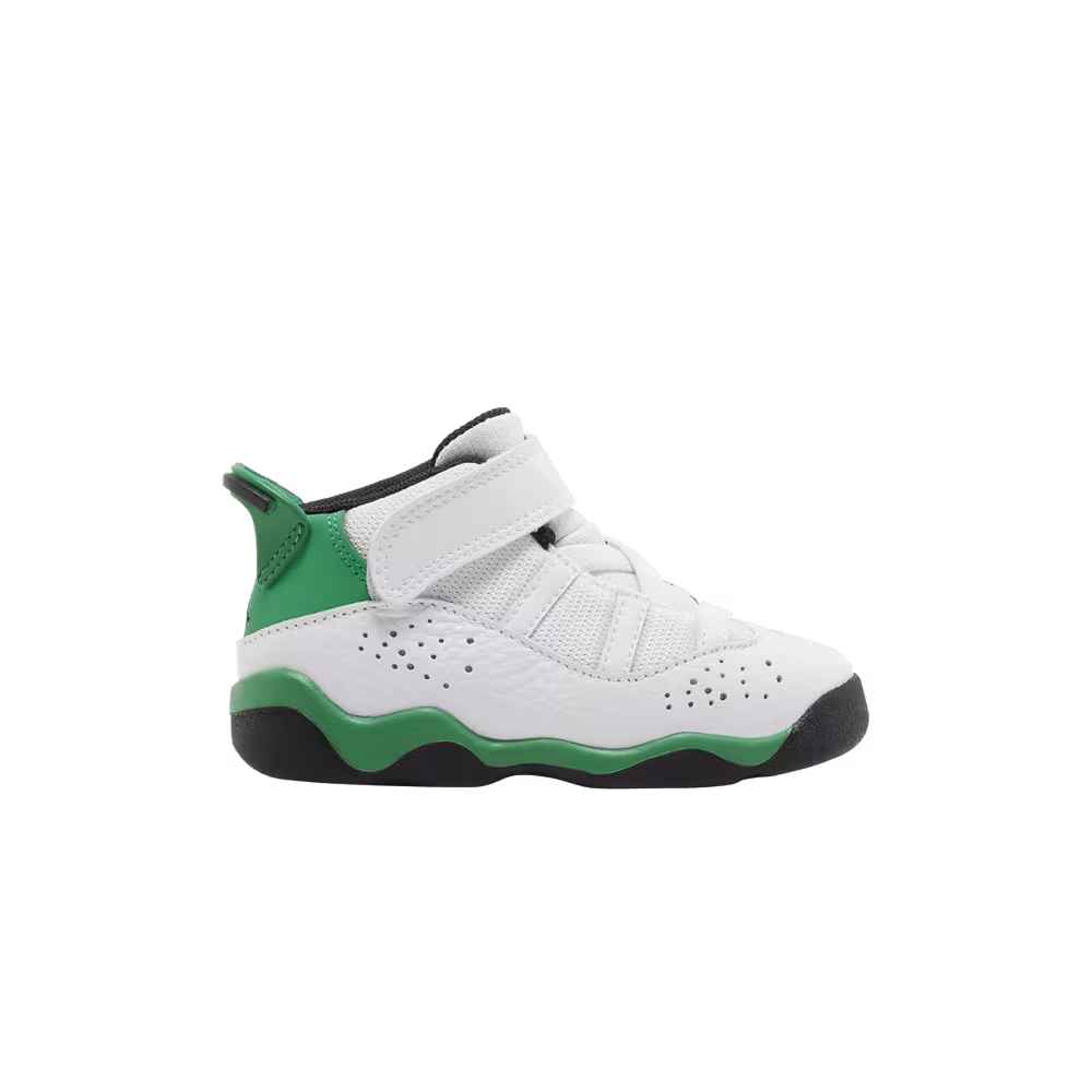 Air Jordan 6 Rings TD White Lucky Green