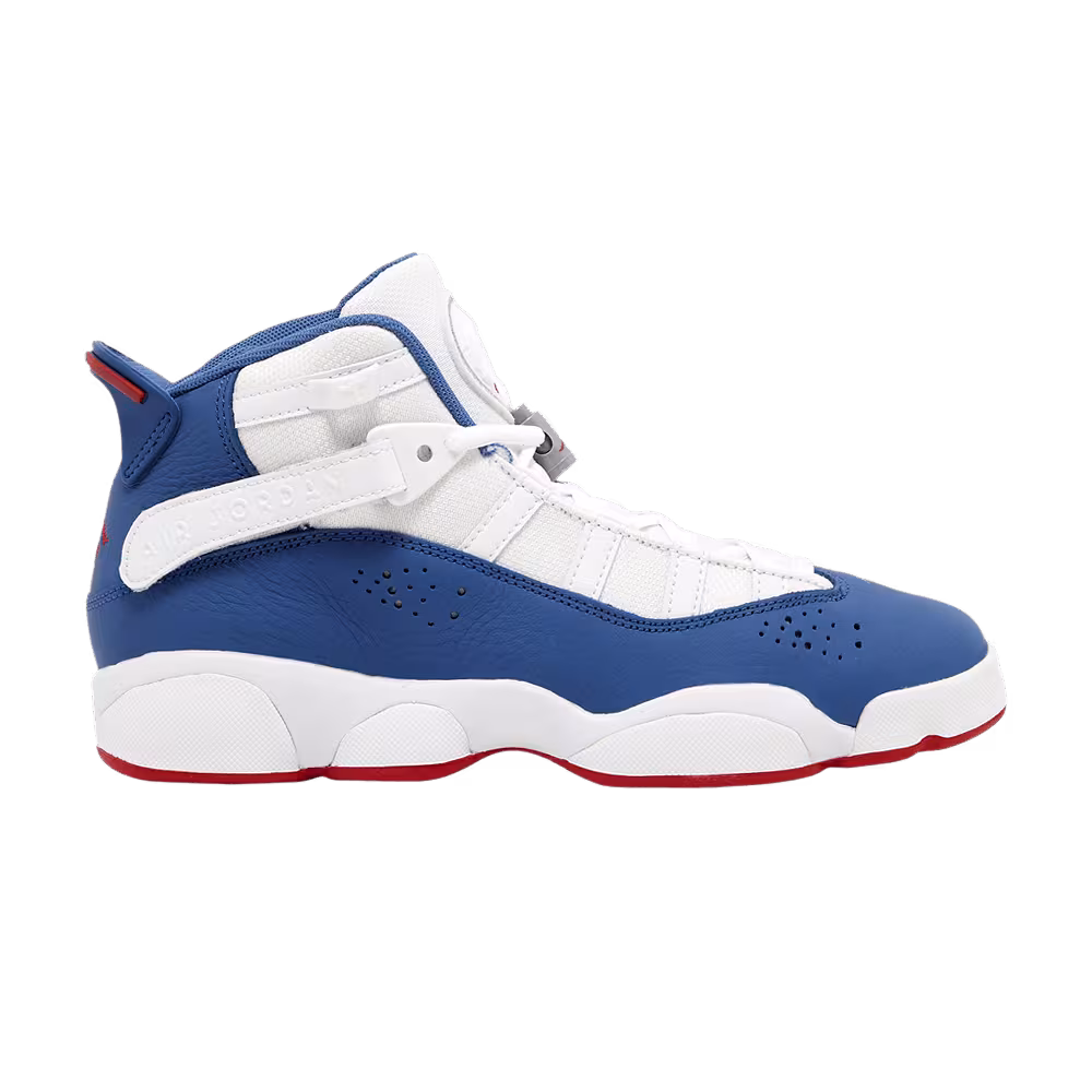 Air Jordan 6 Rings GS White True Blue