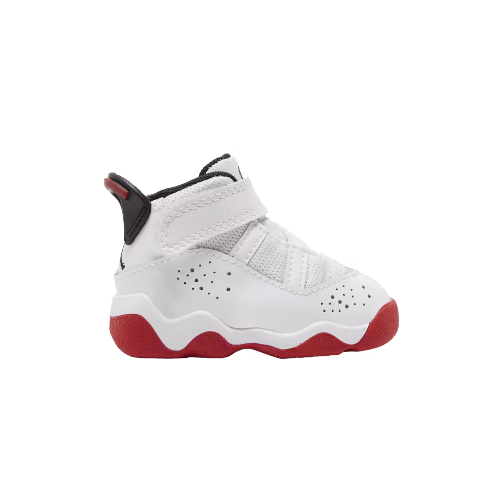 Air Jordan 6 Rings TD White University Red