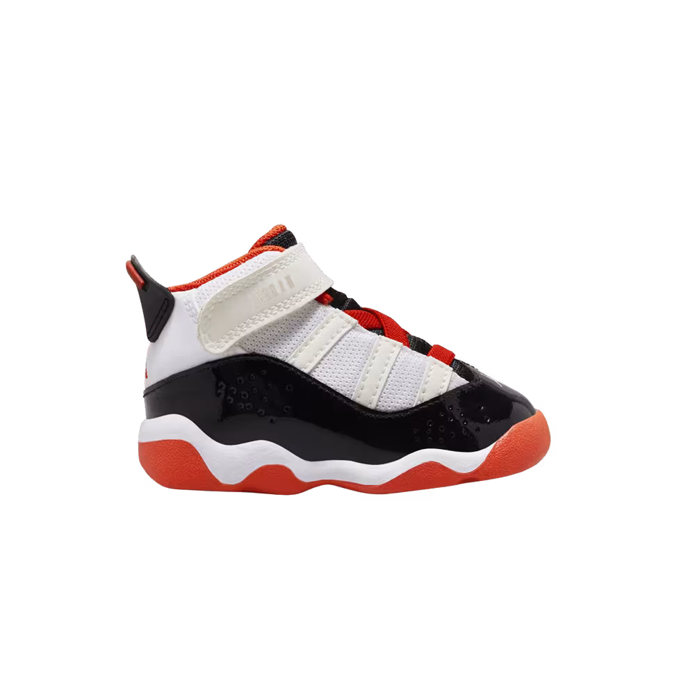Air Jordan 6 Rings TD White Black Team Orange