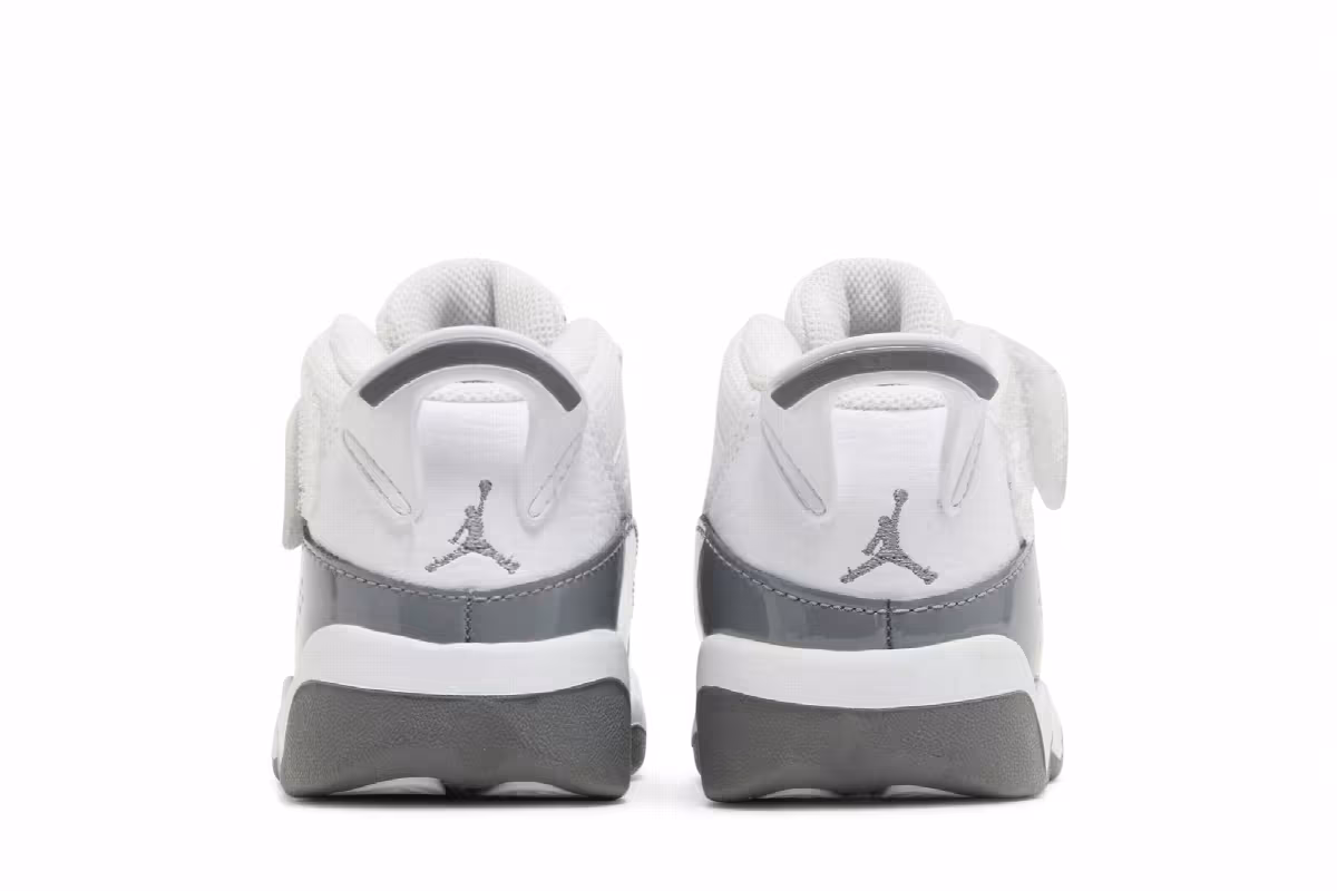 Air Jordan 6 Rings TD White Cool Grey, view 7