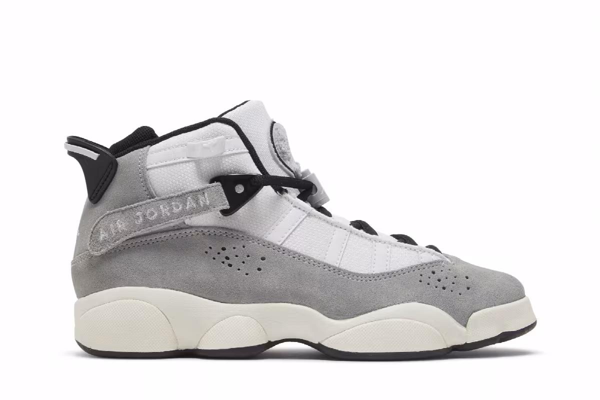 Air Jordan 6 Rings GS Light Smoke Grey, view 2