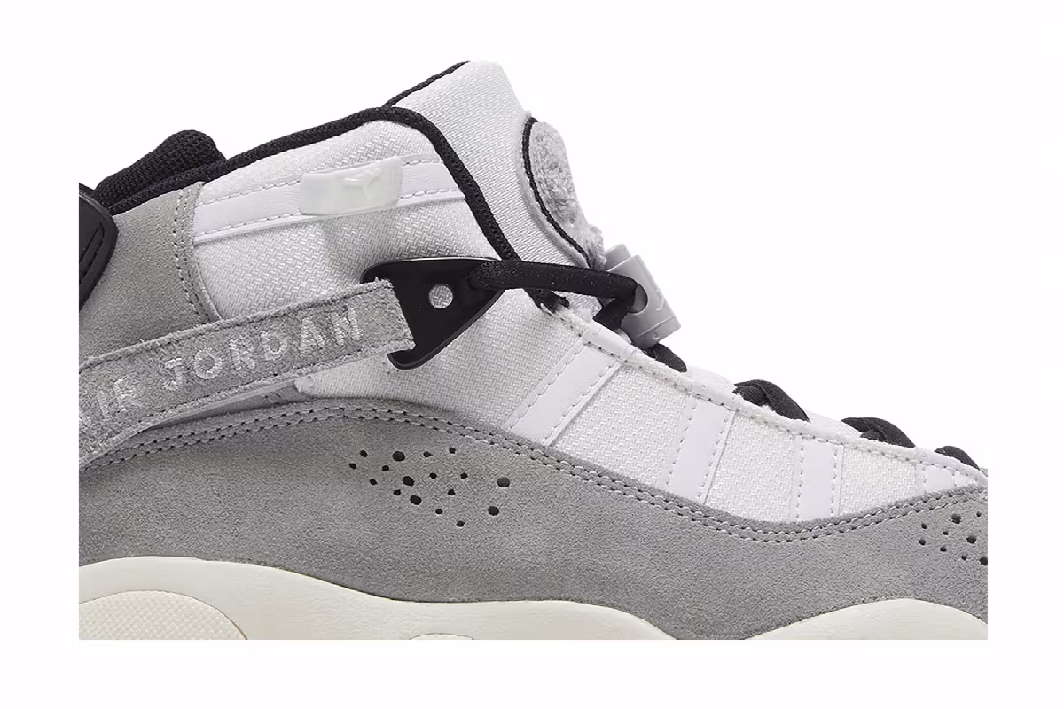 Air Jordan 6 Rings GS Light Smoke Grey, view 3