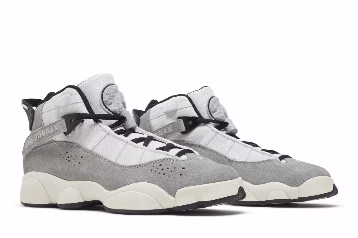 Air Jordan 6 Rings GS Light Smoke Grey, view 9