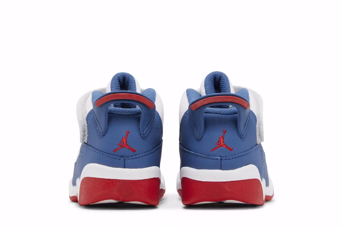 Air Jordan 6 Rings TD White True Blue, view 7