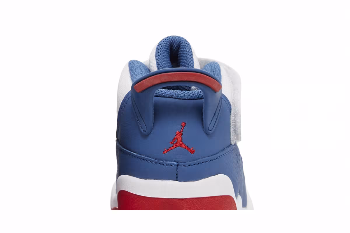 Air Jordan 6 Rings TD White True Blue, view 8