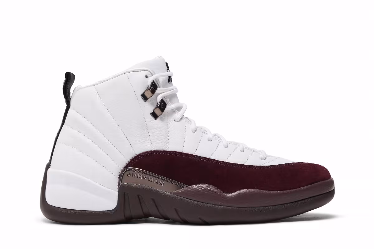 A Ma Maniére x Women's Air Jordan 12 SP White, view 2