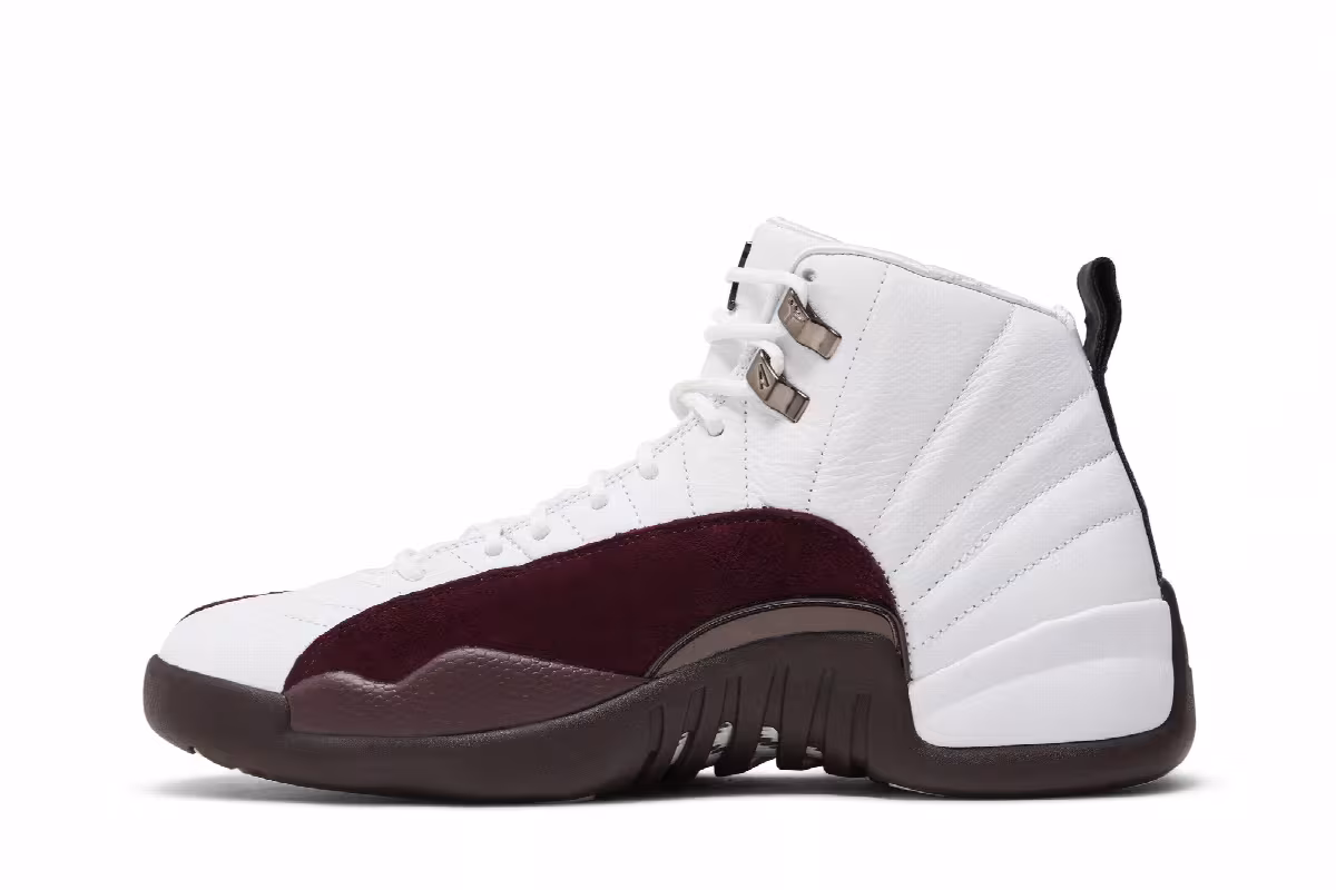 A Ma Maniére x Women's Air Jordan 12 SP White, view 4