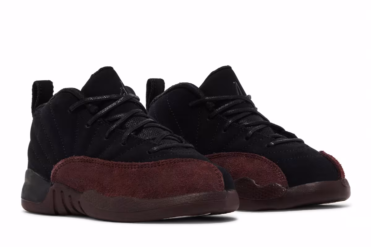 A Ma Maniére x Air Jordan 12 SP TD Black, view 9