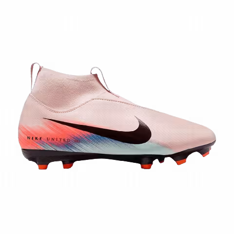 Nike United Jr. Mercurial Superfly 10 Academy GS 'Silt Red/Racer Blue'