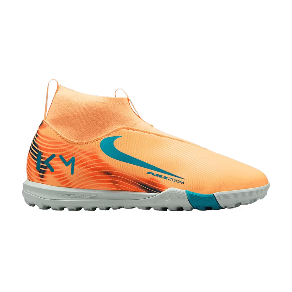 Kylian Mbappé x Nike Jr. Mercurial Superfly 10 Academy GS Melon Tint/Igloo/Neo Turquoise
