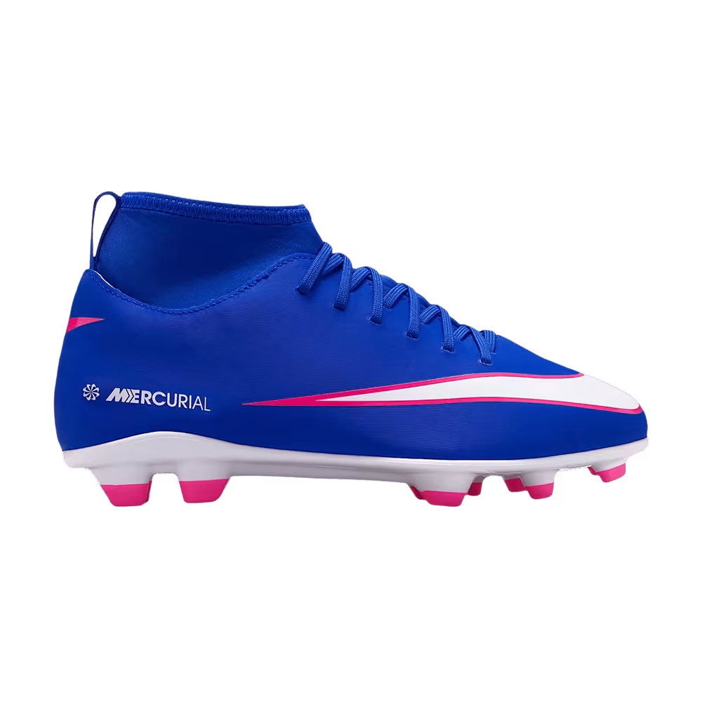 Nike Jr. Mercurial Superfly 10 High MG GS Racer Blue